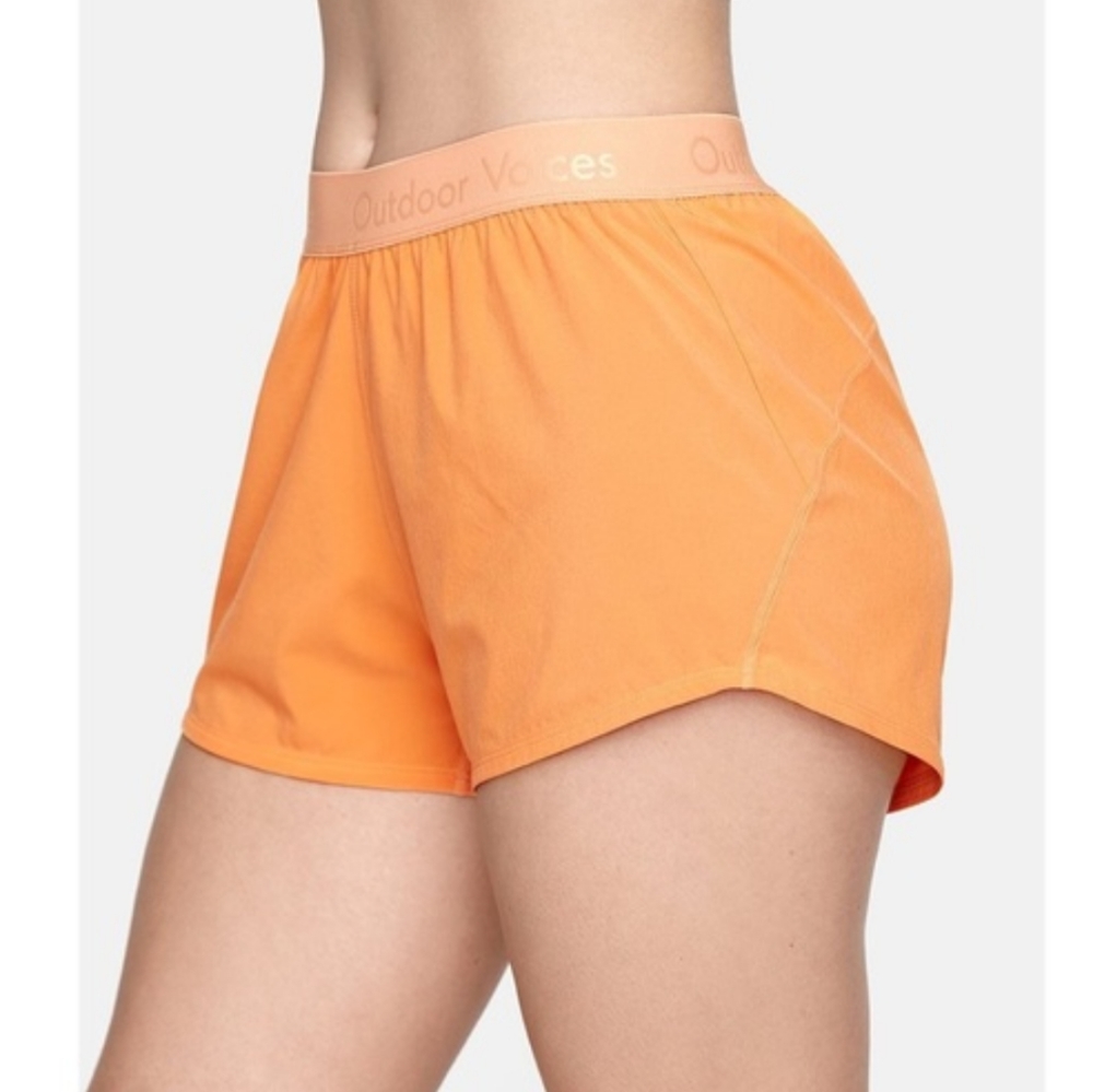 Outdoor Voice Orange Relay Shorts